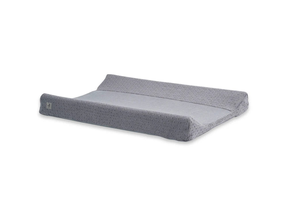 Housse matelas à langer 50x70cm Bliss Knit - Storm Grey Tinours