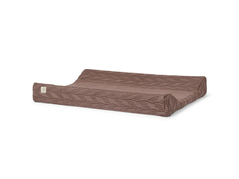 Housse matelas à langer 50x70cm Spring Knit - Chestnut Tinours