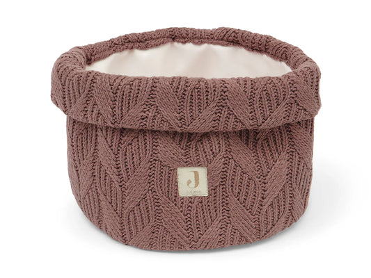 Panier de rangement Spring Knit - Chestnut Jollein