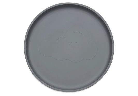 Assiette Silicone - Storm Grey Jollein