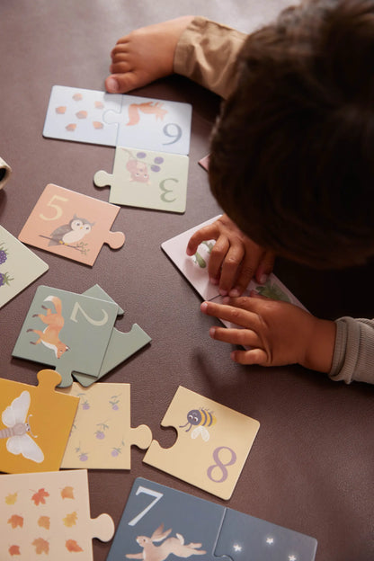 Puzzles Apprendre à compter - Animaux nordiques Filibabba