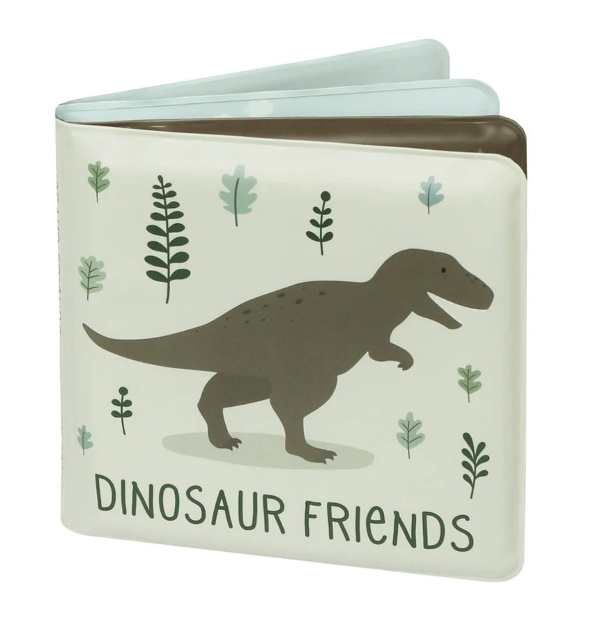 Première de couverture du livre de bain amis des dinosaures